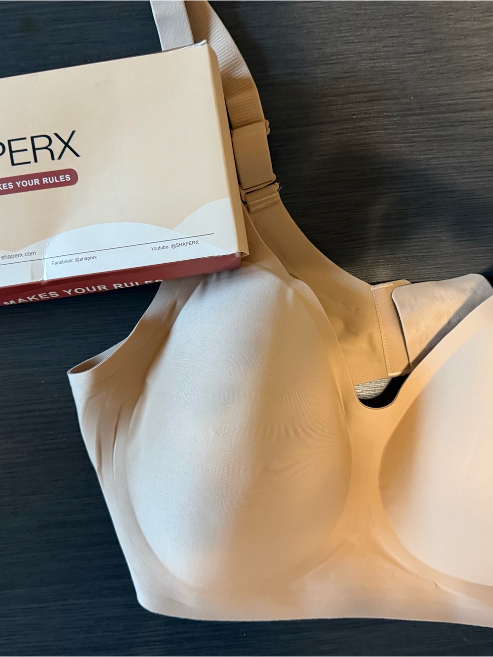 New in Box Nude Seamless Comfort Bra - Smooth Invisible Support Size 2X